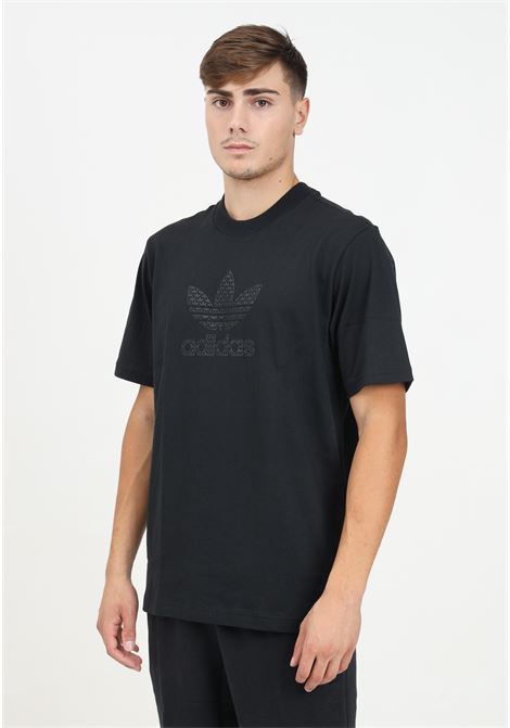 T-shirt a manica corta Mono nera da uomo ADIDAS ORIGINALS | IZ2527.